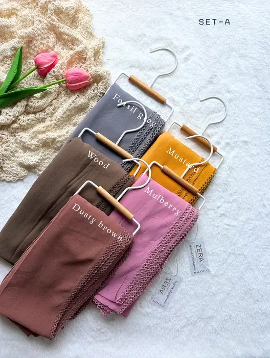 HeavyChiffon Crochet Hijab 2.1 meter