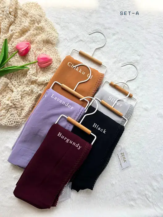 HeavyChiffon Crochet Hijab 2.1 meter