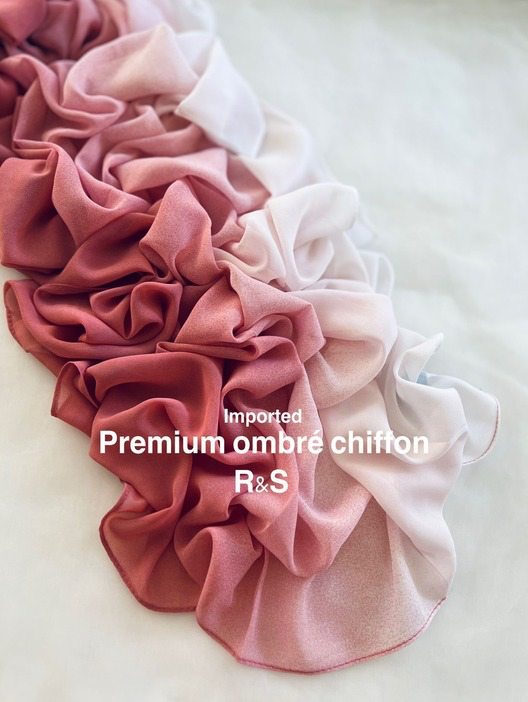 Ombre Chiffon Hijabs