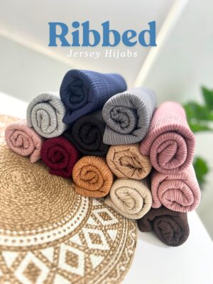 Ribbed Jersey Hijabs