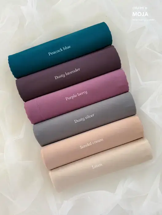 Malaysian Georgette Heavy Chiffon Hijabs