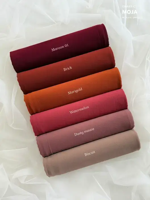 Malaysian Georgette Heavy Chiffon Hijabs