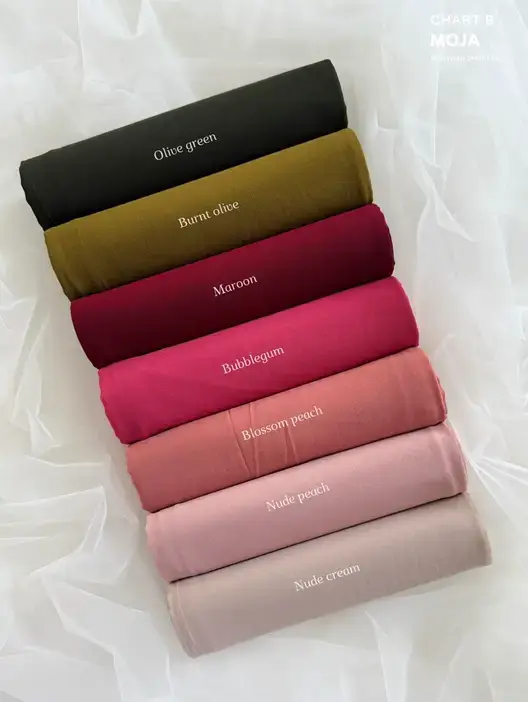 Malaysian Georgette Heavy Chiffon Hijabs PART